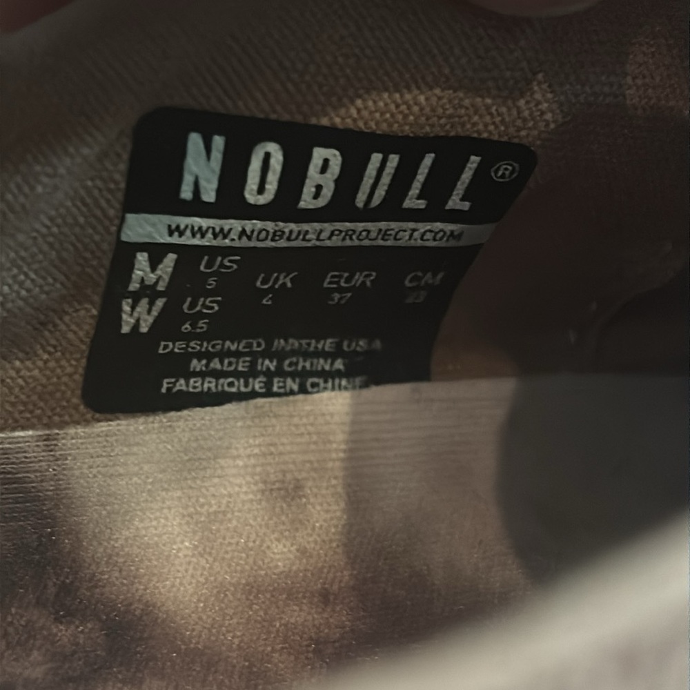 NOBULL Tie Dye Canvas Trainers Dusty Rose Pink Women’s size 6.5 - Picture 8 of 8